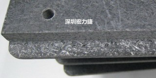 可加工性的合成石，可以用CNC洗出想要的形狀與機(jī)構(gòu)，可以媲美鋁合金