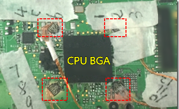 BGA錫裂，使用應(yīng)變片(Strain Gauge)量測電路板到底哪個(gè)環(huán)節(jié)產(chǎn)生較大變形量