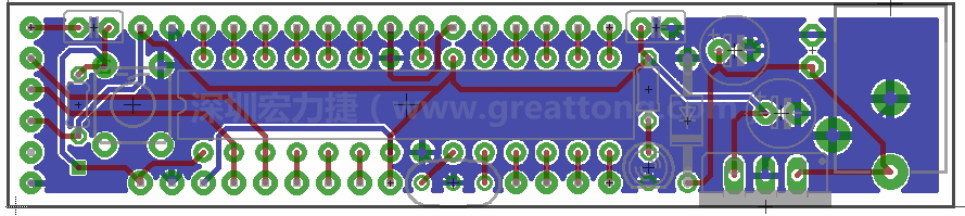 以上就是布線的所有步驟了。接下來就只剩下絲?。╯ilk-screen）、建立Gerber檔跟drill檔和送去印刷電路板廠制作的步驟。
