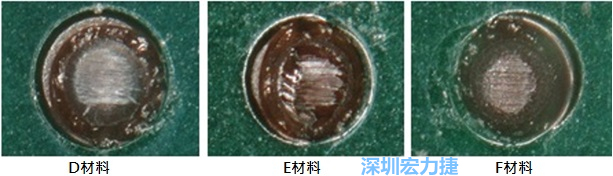 圖14- 冷球拉力試驗(yàn)后，光學(xué)顯微鏡下的失效模式